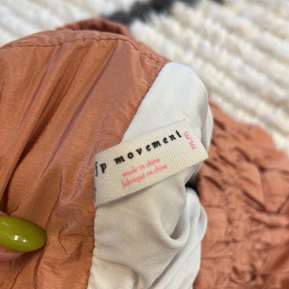 Free People The Way Home Shorts in Brushed Apricot - Picture 5 of 6